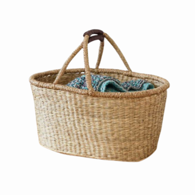 handmade seagrass basket