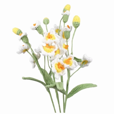 handmade crochet daffodil flower from Vietnam
